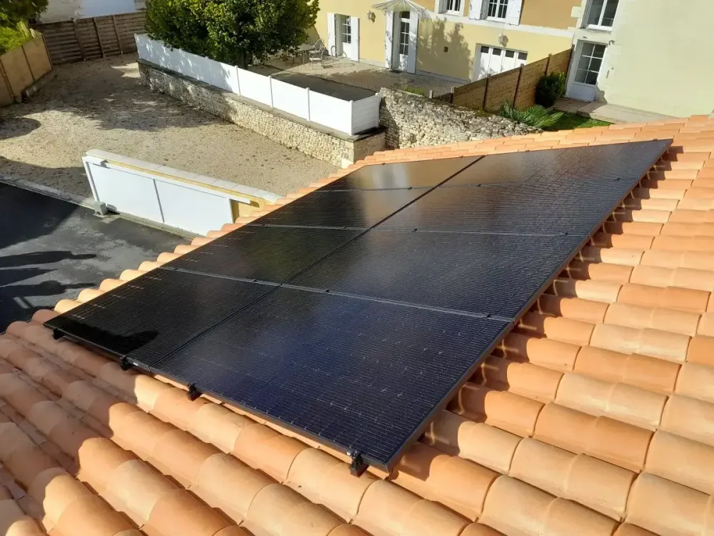 Panneau solaire près de Mignaloux-Beauvoir