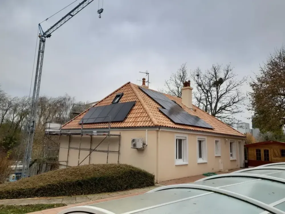 Panneau photovoltaïque près de Mignaloux-Beauvoir